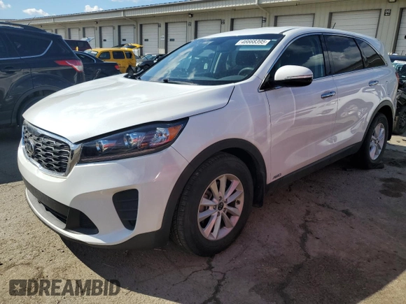 2020 Kia Sorento LX with VIN 5XYPGDA38LG655404, listed as a Copart auction lot 46668395 with 17,004 mi miles and Salvage Title. Bid and sale history available at carsss.com. Image 1.