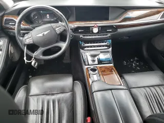 2018 Genesis G90 Ultimate with VIN KMHG54JH5JU036929, listed as a Copart auction lot 39492464 with 63,980 mi miles and . Bid and sale history available at carsss.com. Image 8.