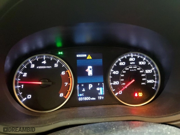 2022 Mitsubishi Eclipse Cross LE with VIN JA4ATVAA4NZ001262, listed as a Copart auction lot 46250715 with 31,800 mi miles and Salvage Title. Bid and sale history available at carsss.com. Image 9.