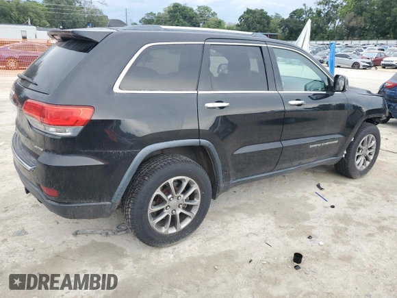 2014 Jeep Grand Cherokee Limited with VIN 1C4RJFBG3EC496158, listed as a Copart auction lot 61225185 with 133,309 mi miles and Salvage title. Bid and sale history available at DreamBid. Image 3.