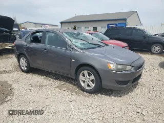 2008 Mitsubishi Lancer DE with VIN JA3AU26U78U033997, listed as a Copart auction lot 52123644 with 204,653 mi miles and Non Repairable. Bid and sale history available at carsss.com. Image 4.