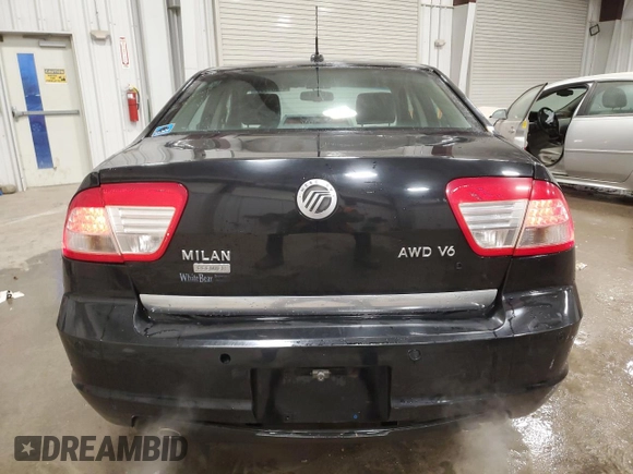 2008 Mercury Milan Premier with VIN 3MEHM021X8R627067, listed as a Copart auction lot 41384955 with 119,344 mi miles and Non Repairable. Bid and sale history available at carsss.com. Image 6.