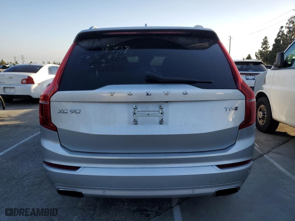 2016 Volvo XC90 T6 Momentum with VIN YV4A22PKXG1071791, listed as a Copart auction lot 44012025 with 50,464 mi miles and Salvage Title. Bid and sale history available at carsss.com. Image 6.
