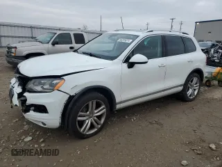 2012 Volkswagen Touareg Exec with VIN WVGEF9BP5CD007456, listed as a Copart auction lot 85225874 with Not Provided miles and Non Repairable. Bid and sale history available at DreamBid. Image 1.