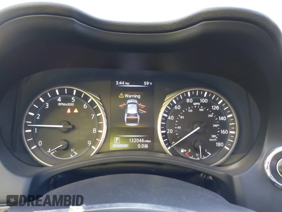 2018 Infiniti Q50 3.0t SPORT with VIN JN1EV7AR4JM432732, listed as a IAAI auction lot 41405057 with 132,046 mi miles. Bid and sale history available at carsss.com. Image 7.