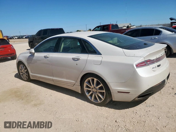 2015 Lincoln MKZ with VIN 3LN6L2G96FR619658, listed as a Copart auction lot 57562025 with 157,391 mi miles and Salvage title. Bid and sale history available at DreamBid. Image 2.