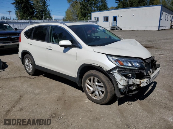 2015 Honda CR-V EX-L with VIN 5J6RM3H71FL005904, listed as a Copart auction lot 53820825 with 91,525 mi miles and Salvage Title. Bid and sale history available at carsss.com. Image 4.