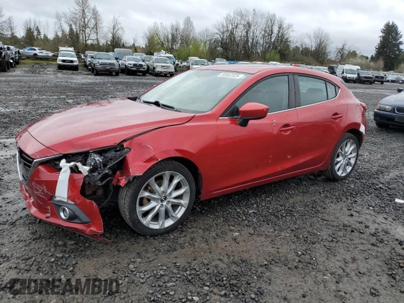 2014 Mazda 3 S Grand Touring z VIN JM1BM1M39E1203476, wystawiony jako Copart lot #50562325 z przebiegiem 76 462 mil mil oraz Szkoda całkowita • Salvage title. Historia ofert i sprzedaży dostępna na DreamBid. Obrazek 1.