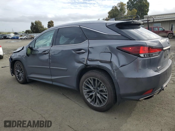 2020 Lexus RX with VIN 2T2YZMDA2LC251112, listed as a Copart auction lot 86778964 with 24,421 mi miles and Salvage Title. Bid and sale history available at carsss.com. Image 2.