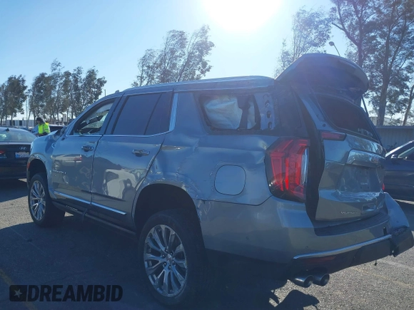 2024 GMC Yukon Denali with VIN 1GKS2DKL1RR218804, listed as a IAAI auction lot 41311247 with 13,628 mi miles. Bid and sale history available at carsss.com. Image 3.