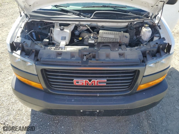 2019 GMC Savana Cargo Van with VIN 1GTW7AFG1K1246472, listed as a Copart auction lot 47945425 with 67,493 mi miles and Salvage Title. Bid and sale history available at carsss.com. Image 12.