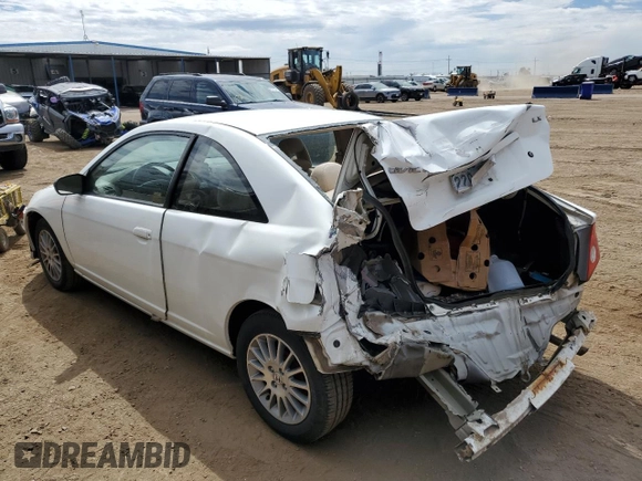 2005 Honda Civic LX with VIN 1HGEM21535L068543, listed as a Copart auction lot 67072854 with 229,873 mi miles and Salvage Title. Bid and sale history available at DreamBid. Image 2.