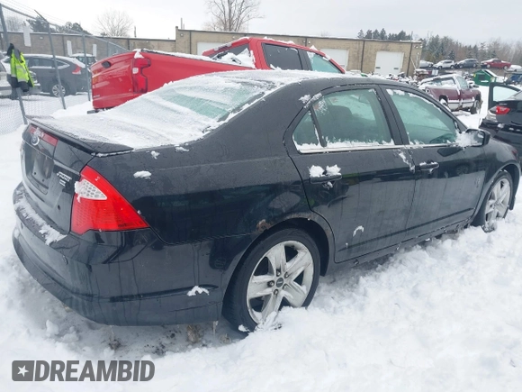 2012 Ford Fusion SPORT with VIN 3FAHP0DC1CR272540, listed as a IAAI auction lot 41454578 with 141,308 mi miles. Bid and sale history available at carsss.com. Image 4.