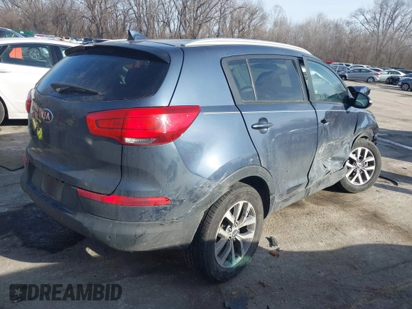 2014 Kia Sportage LX with VIN KNDPB3ACXE7548170, listed as a IAAI auction lot 41651204 with 71,280 mi miles and . Bid and sale history available at carsss.com. Image 4.