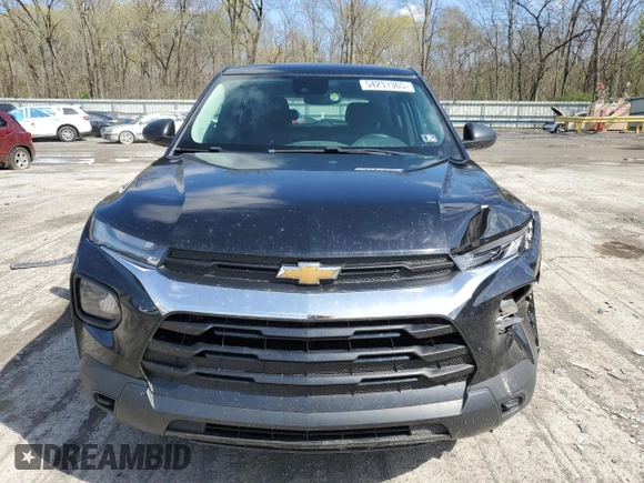 2021 Chevrolet TrailBlazer LS with VIN KL79MNSL8MB176530, listed as a Copart auction lot 54231365 with 59,796 mi miles and Salvage Title. Bid and sale history available at DreamBid. Image 5.