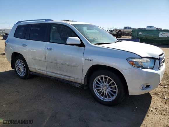 2009 Toyota Highlander Hybrid Limited with VIN JTEEW44A092028831, listed as a Copart auction lot 45916325 with 168,832 mi miles and Salvage Title. Bid and sale history available at carsss.com. Image 4.