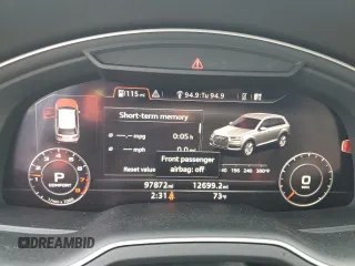 2017 Audi Q7 Premium Plus z VIN WA1LHAF71HD038447, wystawiony jako Copart lot #46440665 z przebiegiem 97 872 mil mil oraz Szkoda całkowita • Salvage title. Historia ofert i sprzedaży dostępna na DreamBid. Obrazek 9.
