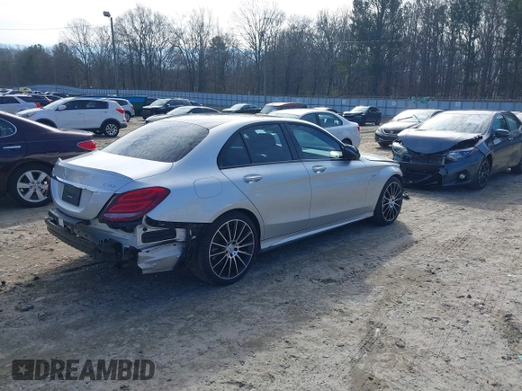 2017 Mercedes-Benz C 43 AMG with VIN 55SWF6EB8HU220830, listed as a IAAI auction lot 41287273 with 49,440 mi miles and . Bid and sale history available at DreamBid. Image 4.
