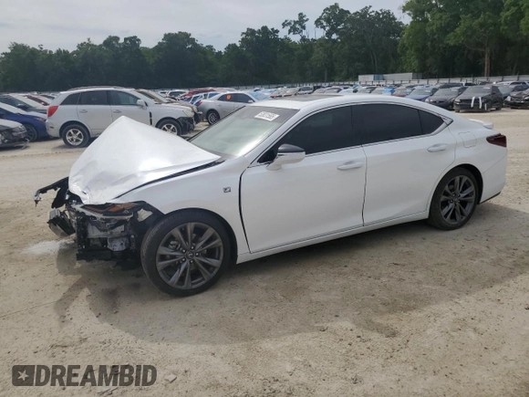 2020 Lexus ES 350 F Sport with VIN 58AGZ1B1XLU072700, listed as a Copart auction lot 53831565 with 41,036 mi miles and Salvage title. Bid and sale history available at DreamBid. Image 1.