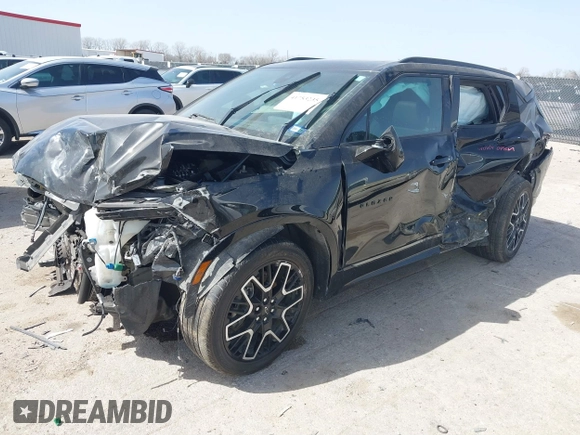 2023 Chevrolet Blazer RS with VIN 3GNKBERS7PS102720, listed as a IAAI auction lot 41753235 with 55,024 mi miles and . Bid and sale history available at DreamBid. Image 18.