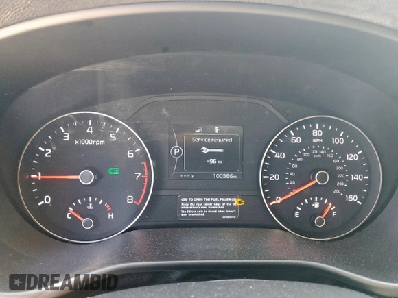 2019 Kia Sportage EX with VIN KNDPN3AC0K7601493, listed as a Copart auction lot 54046845 with 100,386 mi miles and Salvage title. Bid and sale history available at DreamBid. Image 9.