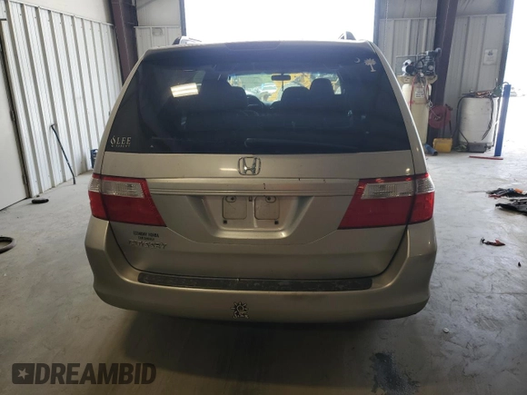2007 Honda Odyssey EX with VIN 5FNRL38477B429624, listed as a Copart auction lot 53961825 with 144,957 mi miles and Salvage Title. Bid and sale history available at DreamBid. Image 6.