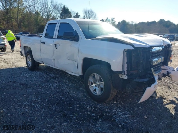 2019 Chevrolet Silverado 1500 LD Work Truck with VIN 2GCRCNEC6K1156808, listed as a IAAI auction lot 41372412 with 122,023 mi miles. Bid and sale history available at carsss.com. Image 1.