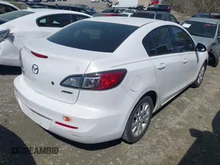2013 Mazda 3 i SV with VIN JM1BL1TF9D1723965, listed as a IAAI auction lot 41934742 with 201,712 mi miles. Bid and sale history available at carsss.com. Image 4.
