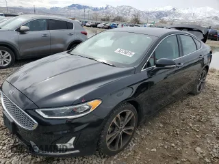 2019 Ford Fusion Titanium with VIN 3FA6P0K9XKR269374, listed as a Copart auction lot 50126815 with 86,164 mi miles and Salvage Title. Bid and sale history available at carsss.com. Image 1.