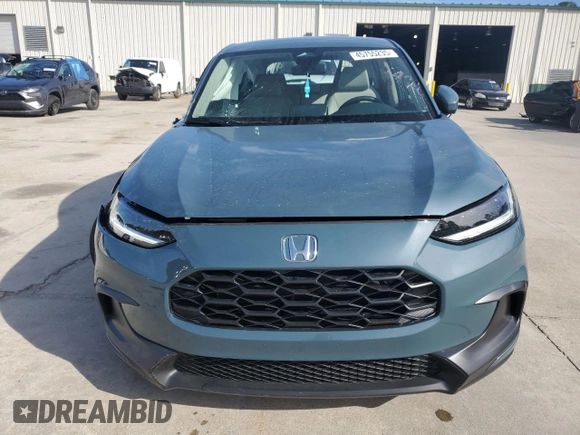 2024 Honda HR-V LX with VIN 3CZRZ1H37RM726315, listed as a Copart auction lot 45755235 with 3,249 mi miles and Salvage Title. Bid and sale history available at carsss.com. Image 5.
