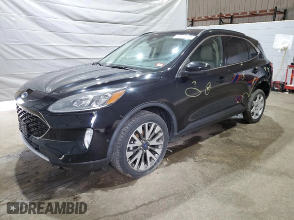 2020 Ford Escape Titanium с VIN 1FMCU9J92LUA37546, выставлен на аукционе Copart как лот 55102925 с пробегом 83 059 миль миль и Списание • Salvage title. История ставок и продаж доступна на DreamBid. Изображение 1.