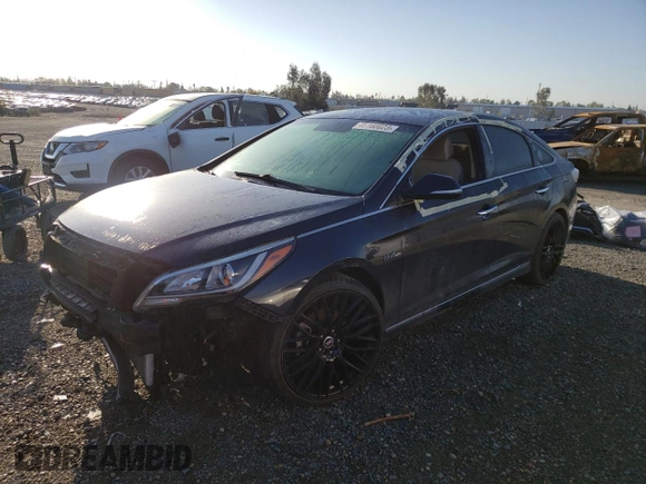 2017 Hyundai Sonata Hybrid SE with VIN KMHE24L36HA066650, listed as a Copart auction lot 45160023 with 0 mi miles. Bid and sale history available at carsss.com. Image 1.