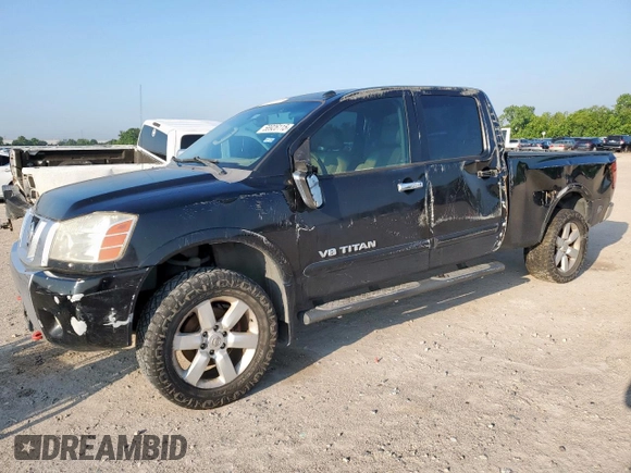 2008 Nissan Titan with VIN 1N6BA07F08N310449, listed as a Copart auction lot 58926115 with 323,607 mi miles and Salvage title. Bid and sale history available at DreamBid. Image 1.