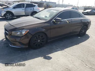 2018 Mercedes-Benz CLA 250 with VIN WDDSJ4EB5JN695481, listed as a Copart auction lot 50091413 with 61,925 mi miles and . Bid and sale history available at DreamBid. Image 1.
