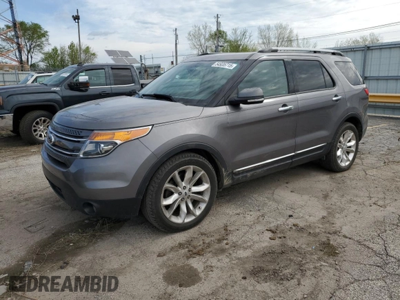 2013 Ford Explorer Limited z VIN 1FM5K8F86DGB87569, wystawiony jako Copart lot #54935715 z przebiegiem 159 152 mil mil oraz Szkoda całkowita • Salvage title. Historia ofert i sprzedaży dostępna na DreamBid. Obrazek 1.