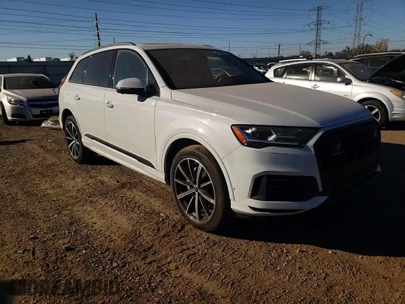 2023 Audi Q7 Premium Plus with VIN WA1LXBF76PD005774, listed as a Copart auction lot 75719694 with 14,207 mi miles and Salvage Title. Bid and sale history available at carsss.com. Image 12.