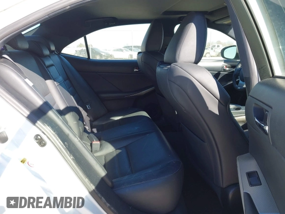 2015 Lexus IS 250 with VIN JTHBF1D26F5060500, listed as a IAAI auction lot 41309713 with 137,620 mi miles and . Bid and sale history available at carsss.com. Image 8.