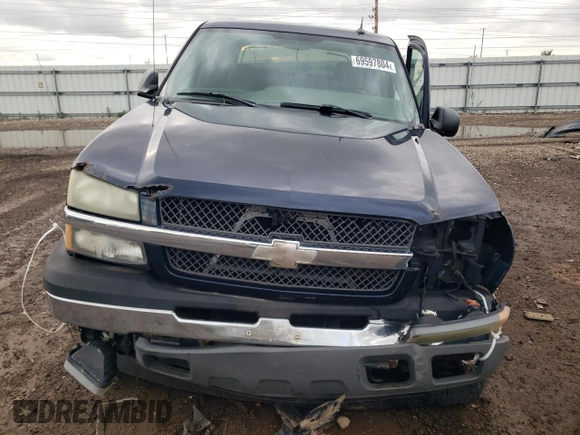 2005 Chevrolet Avalanche Z71 with VIN 3GNEK12Z75G258687, listed as a Copart auction lot 69597804 with 214,804 mi miles and Salvage Title. Bid and sale history available at carsss.com. Image 5.