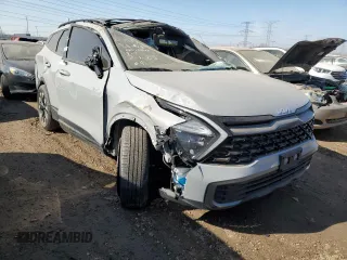 2023 Kia Sportage X-Line with VIN 5XYK6CAF2PG128398, listed as a Copart auction lot 48951035 with 29,738 mi miles and Salvage Title. Bid and sale history available at carsss.com. Image 4.