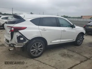 2021 Acura RDX Technology with VIN 5J8TC2H56ML030383, listed as a Copart auction lot 57360605 with 38,732 mi miles and Salvage title. Bid and sale history available at DreamBid. Image 3.
