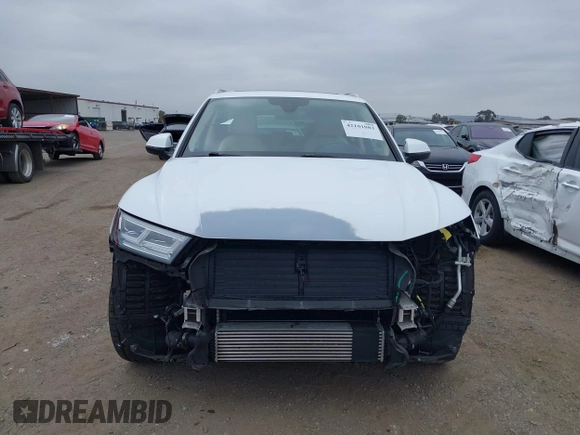 2018 Audi Q5 Prestige with VIN WA1CNAFY8J2198974, listed as a IAAI auction lot 42101083 with 41,687 mi miles and . Bid and sale history available at DreamBid. Image 13.