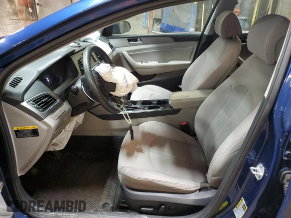 2015 Hyundai Sonata 2.4L SE with VIN 5NPE24AF6FH247707, listed as a Copart auction lot 52357415 with 124,265 mi miles and Salvage Title. Bid and sale history available at carsss.com. Image 7.