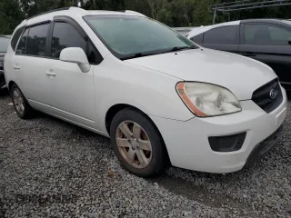 2007 Kia Rondo LX with VIN KNAFG525X77042511, listed as a Copart auction lot 74114254 with 0 mi miles and Salvage Title. Bid and sale history available at carsss.com. Image 4.
