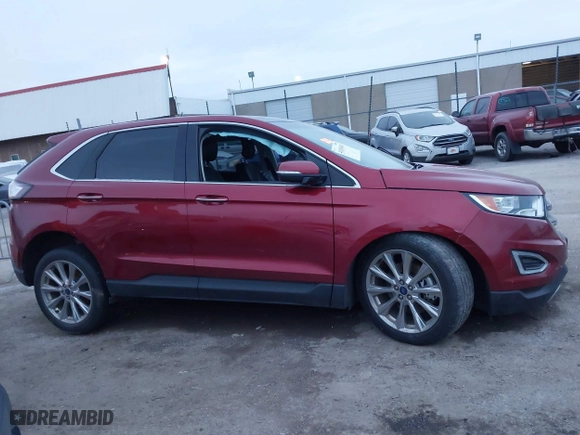 2017 Ford Edge Titanium with VIN 2FMPK3K80HBC21522, listed as a IAAI auction lot 41265401 with 96,218 mi miles. Bid and sale history available at carsss.com. Image 13.