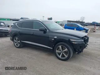 2021 Genesis GV80 with VIN KMUHCESC9MU063172, listed as a IAAI auction lot 41485442 with 69,590 mi miles and . Bid and sale history available at DreamBid. Image 14.