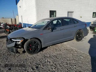 2023 Volkswagen Jetta GLI Autobahn with VIN 3VW1T7BU1PM027393, listed as a Copart auction lot 80110844 with 27,758 mi miles and Salvage Title. Bid and sale history available at DreamBid. Image 1.