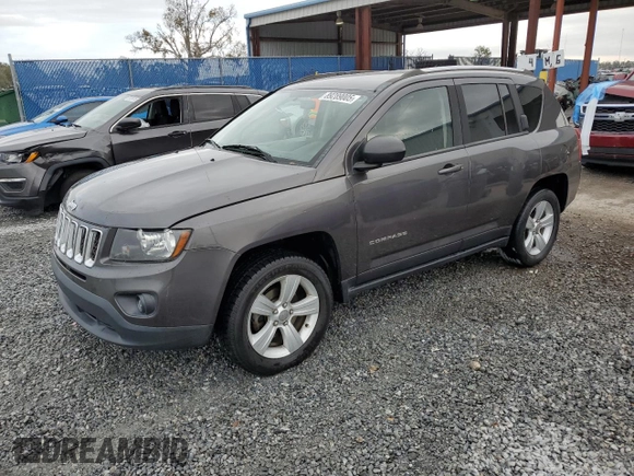 2015 Jeep Compass Sport with VIN 1C4NJCBB2FD171451, listed as a Copart auction lot 89289005 with 126,520 mi miles and Salvage Title. Bid and sale history available at carsss.com. Image 1.