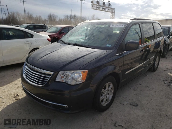 2012 Chrysler Town & Country Touring with VIN 2C4RC1BG8CR299908, listed as a Copart auction lot 37181562 with 95,287 mi miles and Salvage Title. Bid and sale history available at DreamBid. Image 2.