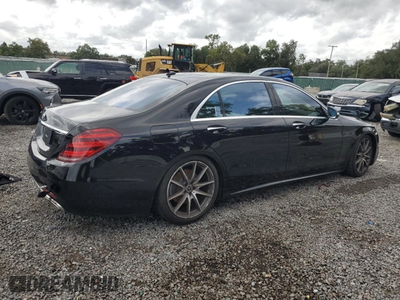 2018 Mercedes-Benz S 560 z VIN WDDUG8DB6JA373973, wystawiony jako Copart lot #72970214 z przebiegiem Nie podano mil oraz Nie do naprawy • Non repairable. Historia ofert i sprzedaży dostępna na DreamBid. Obrazek 3.