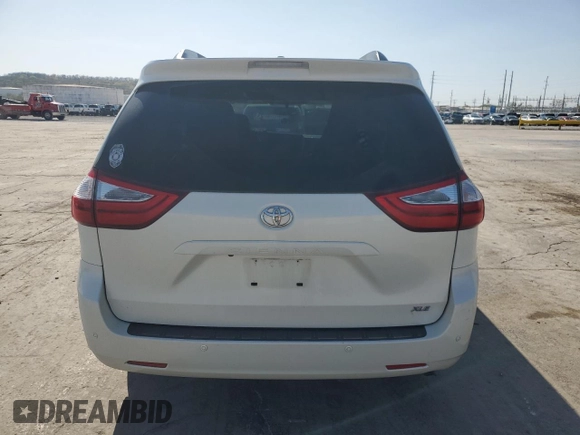 2017 Toyota Sienna XLE Auto Access Seat with VIN 5TDYZ3DCXHS826362, listed as a Copart auction lot 51980615 with 242,830 mi miles and Salvage Title. Bid and sale history available at carsss.com. Image 6.
